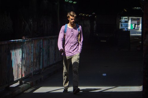 Leake street stranger